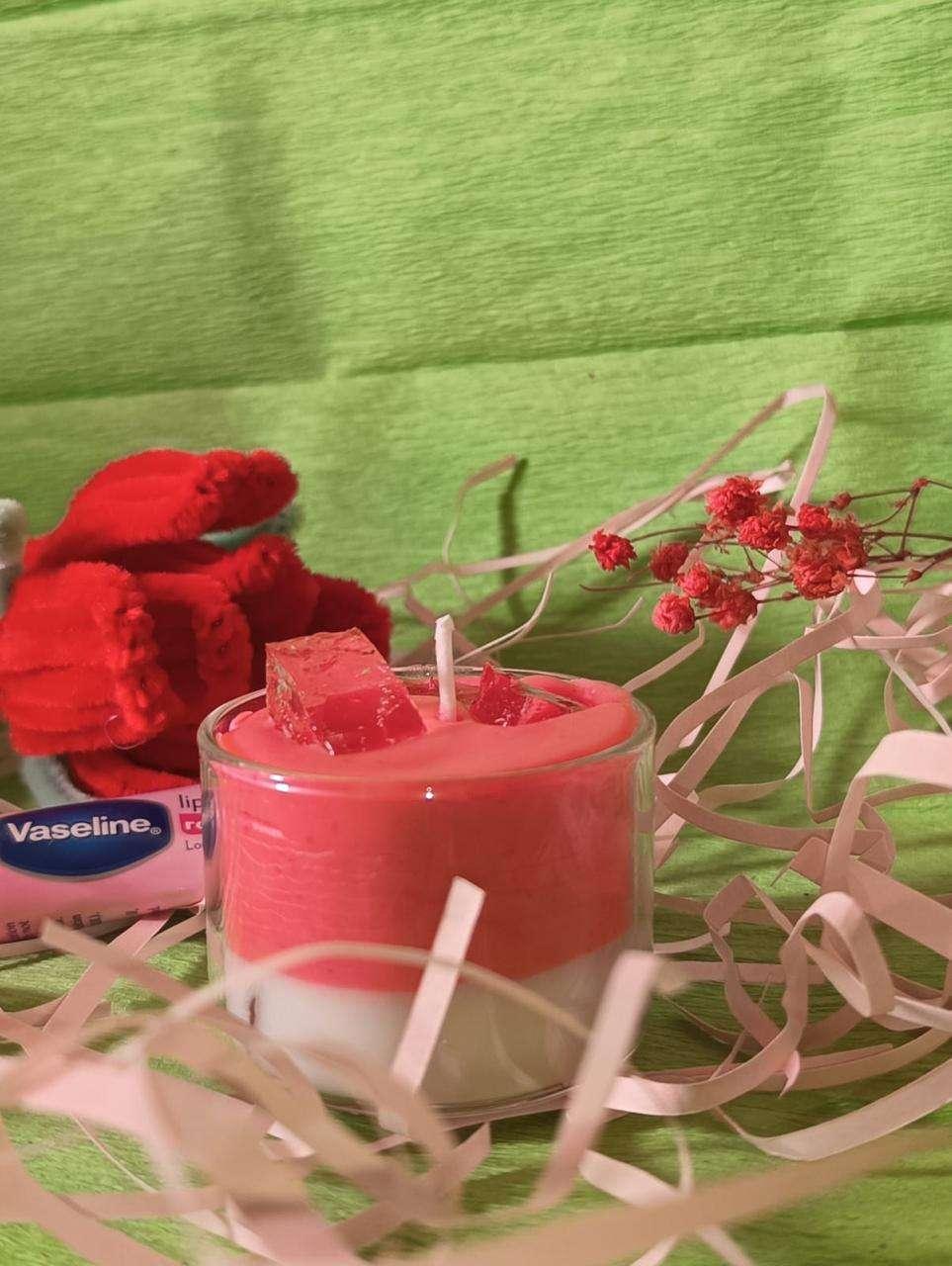 Strawberry matcha Candle - Image 1