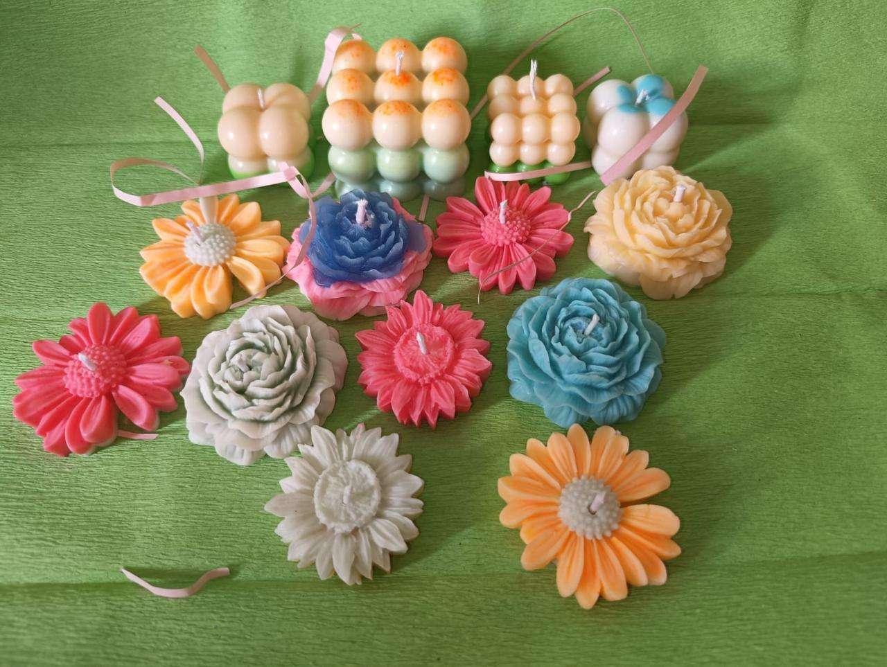 Sunflower candles - Image 1