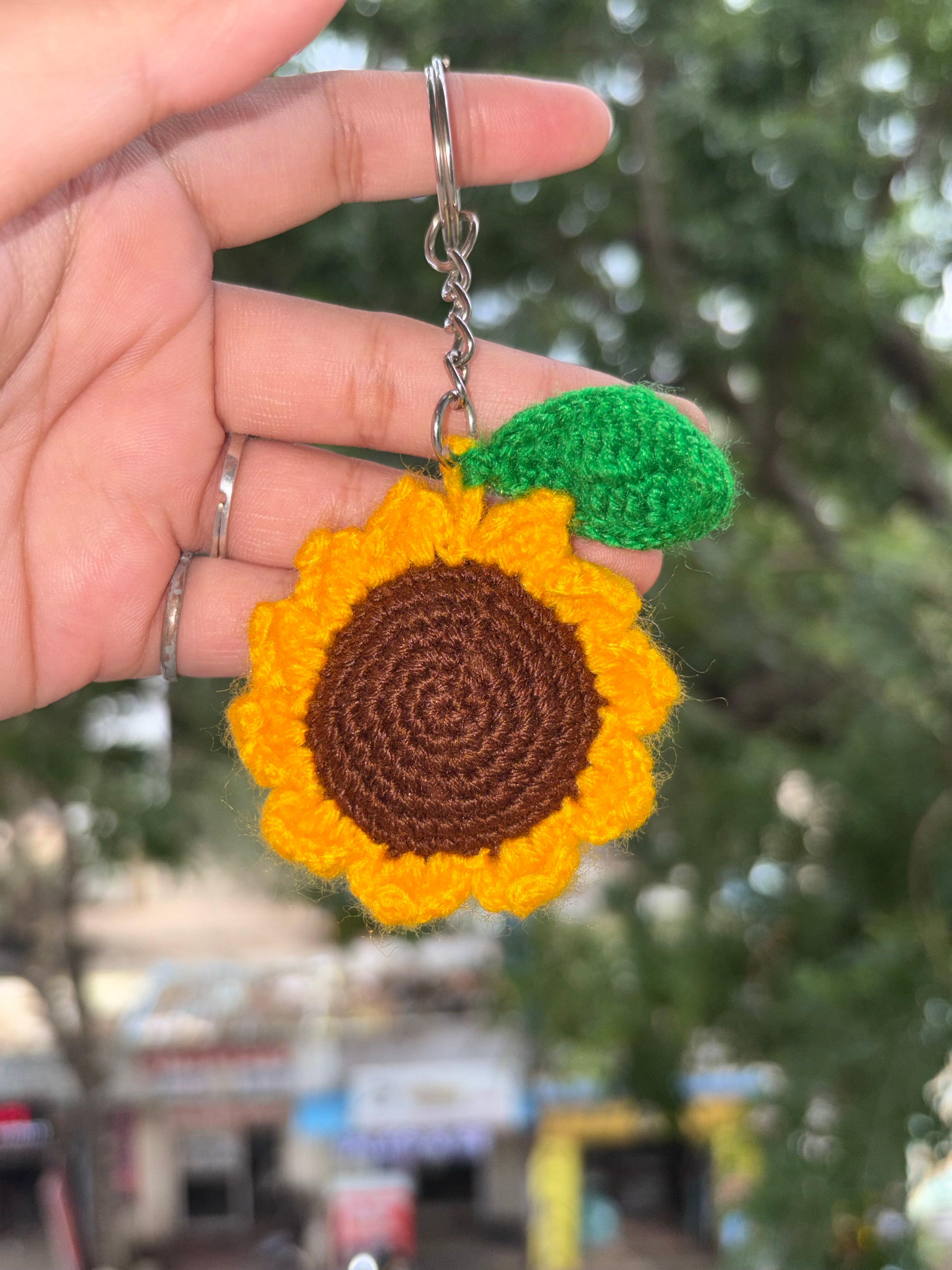 Sunflower love keychain - Image 1