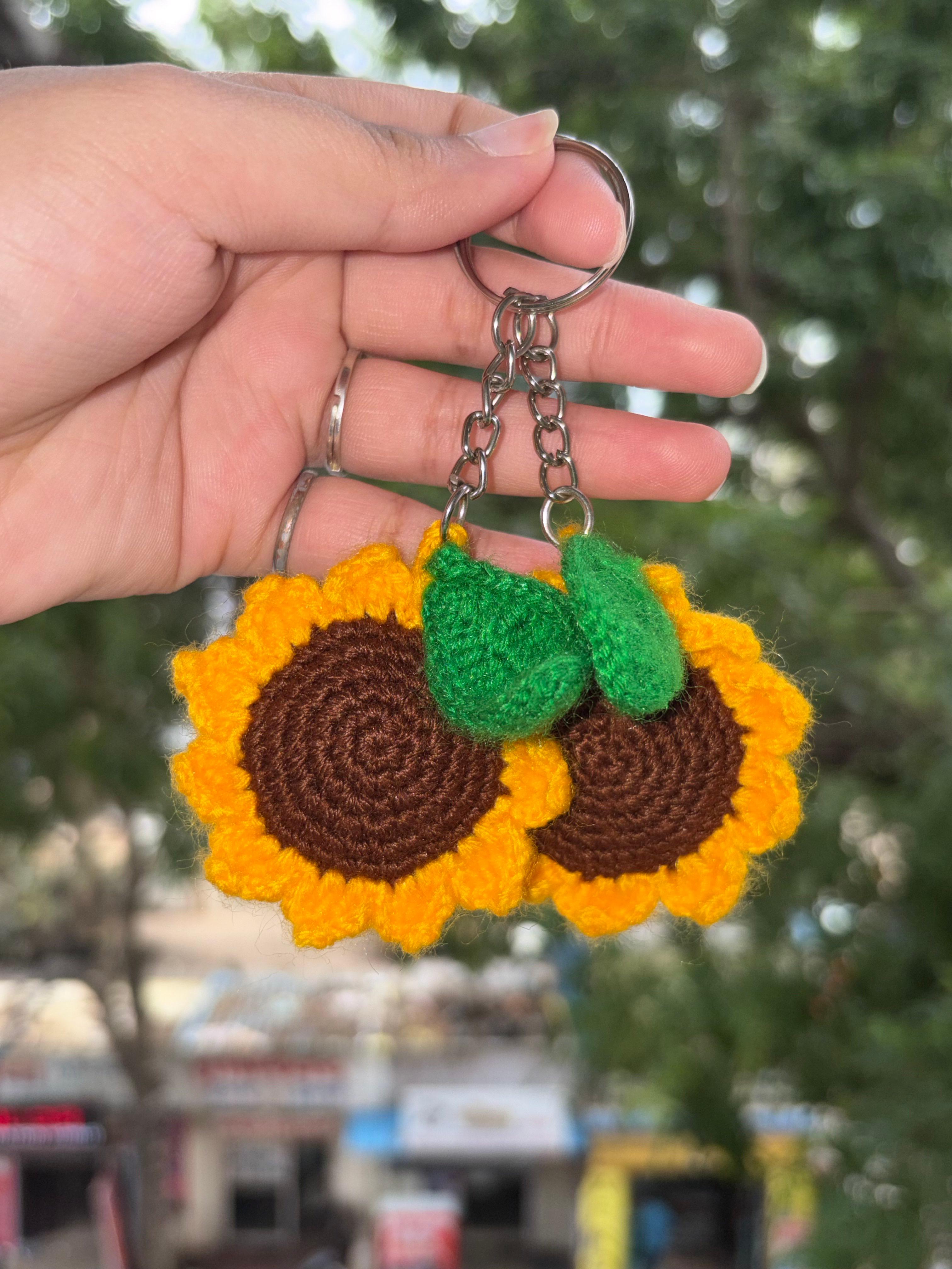 Sunflower love keychain - Thumbnail 2
